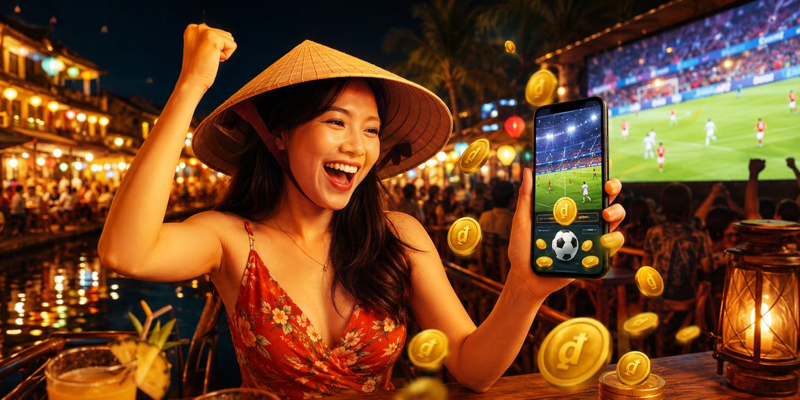 Người dùng tại Phú Quốc theo dõi lịch thi đấu thể thao và đặt kèo trực tuyến
