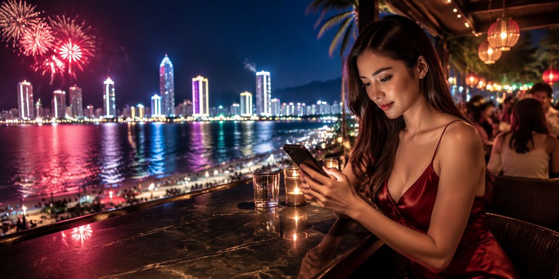 Người dùng tại Vũng Tàu trải nghiệm casino trực tuyến trên điện thoại bên ly cà phê